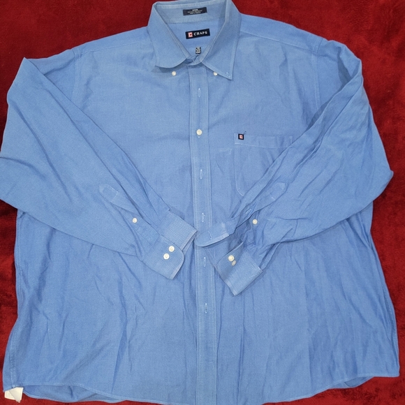 Chaps Men's Blue Shirt - Picture 1 of 3